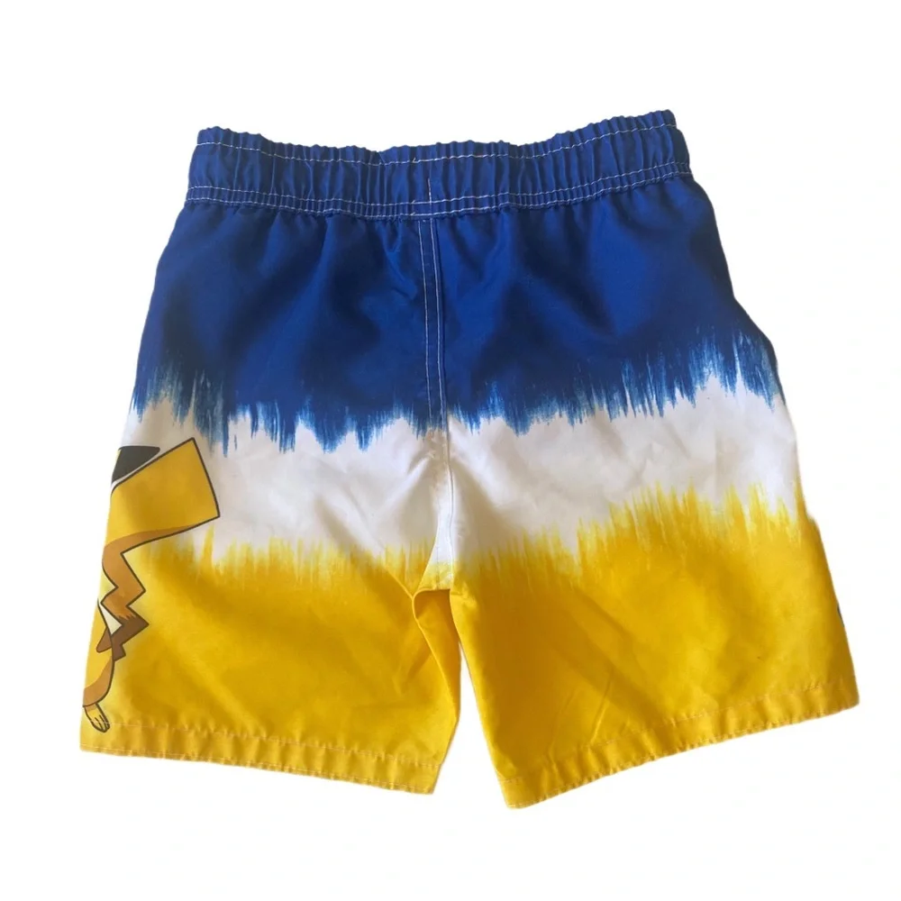 Pokémon Kids Blue and Yellow Pikachu Shorts Size XS 4/5